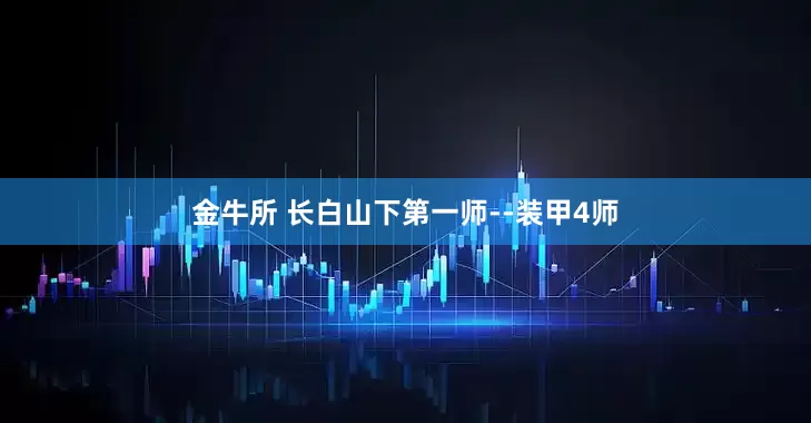 金牛所 长白山下第一师--装甲4师